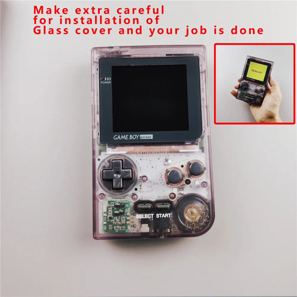 Kits para Gbp Tela para Gameboy Cores de Luz de Fundo Bolso com 36 Tela Cheia Alta Luz Backlight Ips Lcd - Image 3