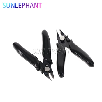 

Diagonal Pliers Mini Wire Flush Cutter 3.5 Inch Micro Diagonal Cutting Pliers Wires Insulating Rubber Handle Model Pliers