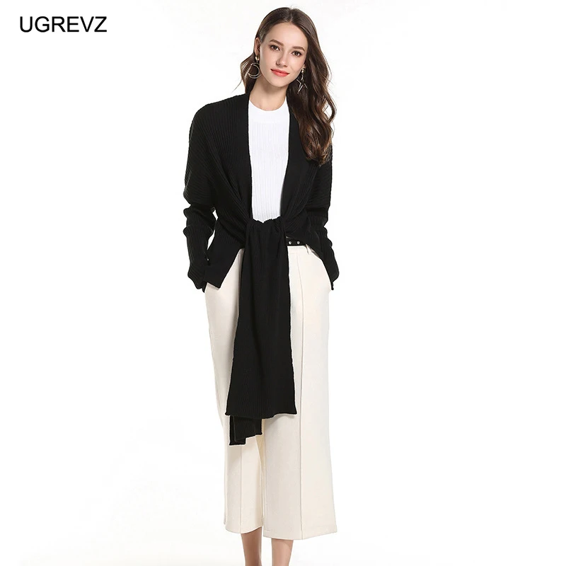 

Autumn winter sweater women Casual irregular Knitted cardigan female fashion Europe womens clothing sweaters coat