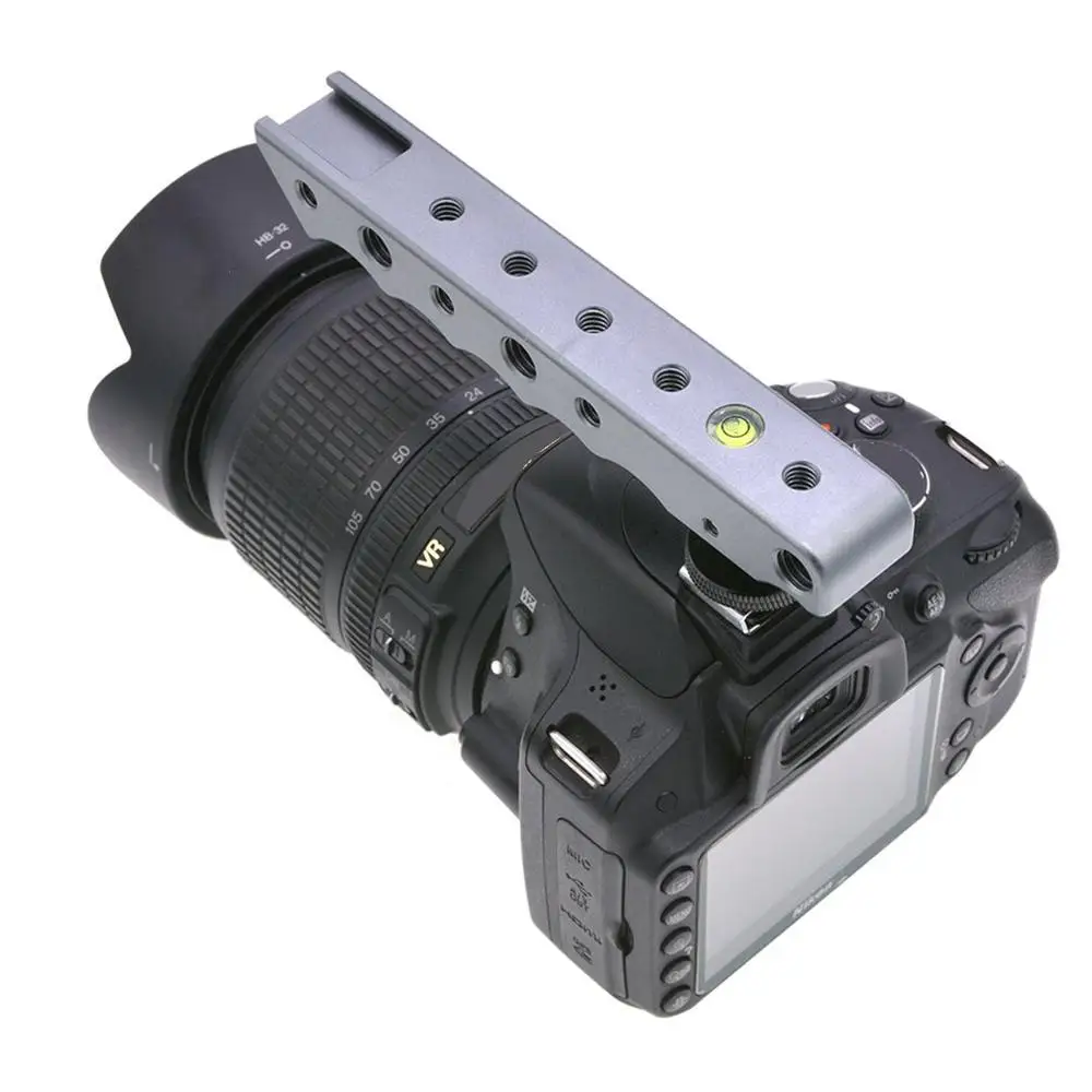 DSLR камера с верхней ручкой и адаптером для холодного башмака универсальная рукоятка для sony для Nikon для Canon