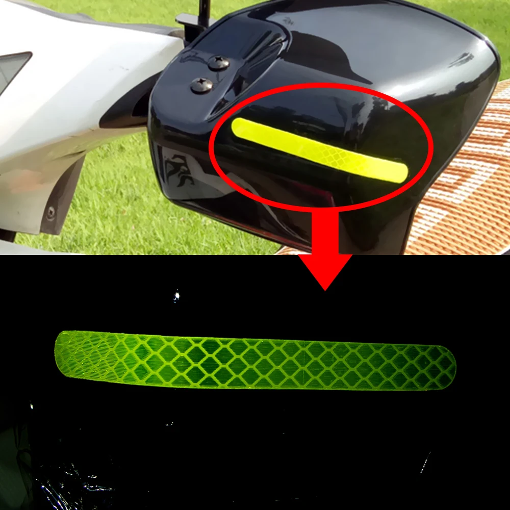 

Motorcycle Hand Guards comes with a yellow reflective warning tape For yamaha ybr honda cb650r kawasaki ex650 yamaha xmax 125