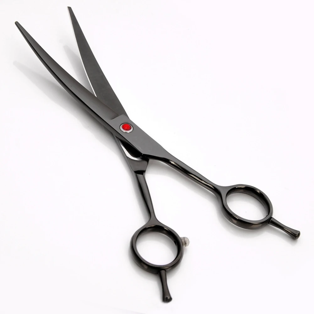 Technicolor Hair Scissor Professional Pet Grooming Kit Hair Cutting Stainless Steel Direct Thinning Scissors And Curved Pieces