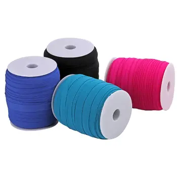 

100m Elastic Bands 15mm Flat Rubber Stretch Rope Cord DIY Protective Cap Clothes