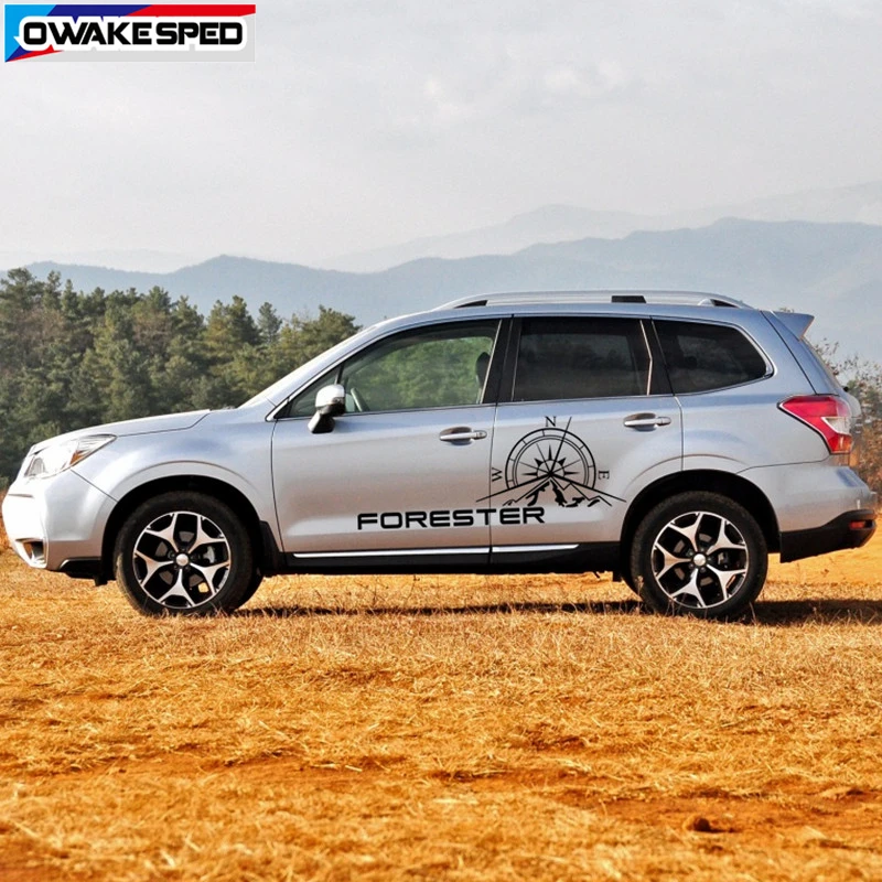 Компас Forester Графика Наклейка для кузова автомобиля декоративные наклейки Subaru AT MT