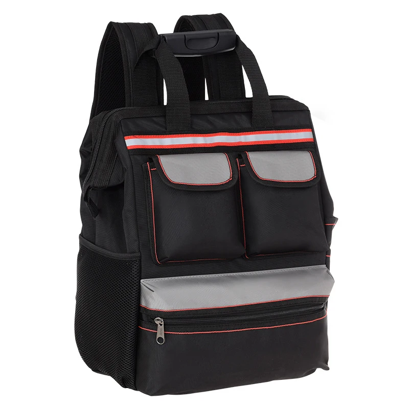 

Multifunctional Oxford Double Shoulders Tool Bag Repair Tools Storage Backpack