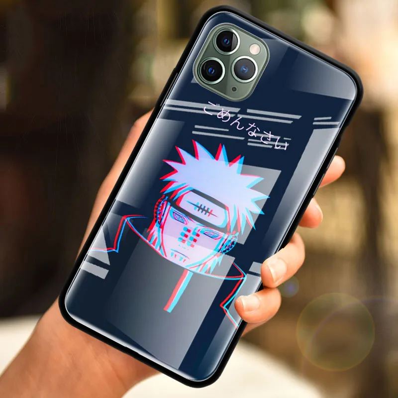 Стеклянный чехол Akatsuki для Apple iphone 11 Pro Max XS XR X 8 7 6 6S Plus SE 2020|Бамперы| |