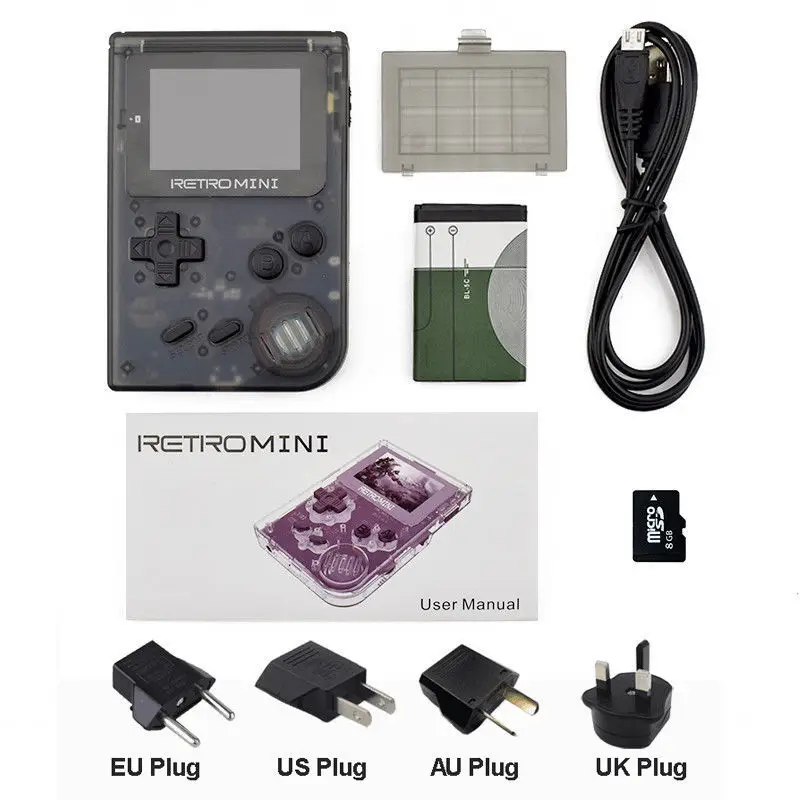 Pokemon Handheld Game Consoles GBA Handheld Color Screen Retro Mini