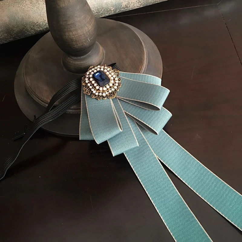Ribbon Bow Tie Женский Мужской свитер рубашка бант из ленты галстук-платок Свадебный костюм для жениха Клубные вечерние галстук-бабочка из сплава со стразами и кристаллами - Цвет: Ribbon Bow Tie