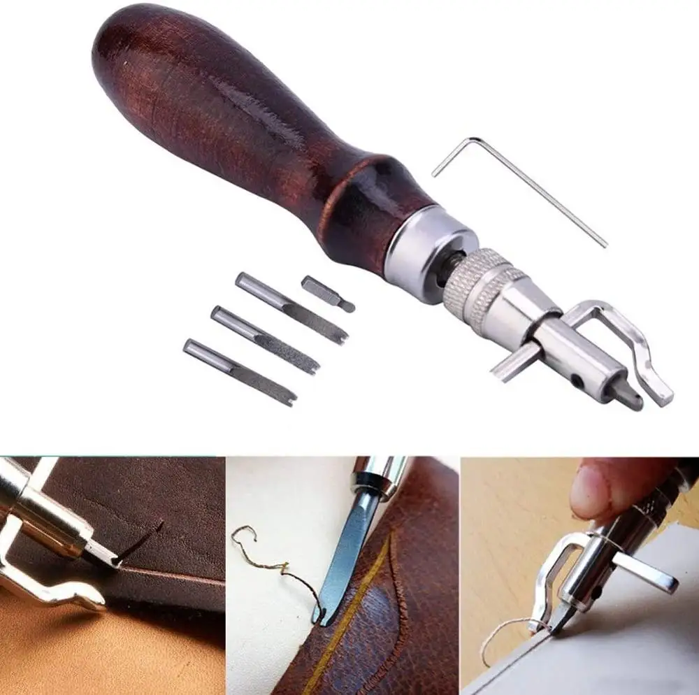 Leather Carving Tools Handmade Seal Sculpture Rotary Carving Knife DIY  Metal Leather Processing Saddle Stamping Craft Tool Hamme