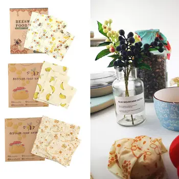 

Reusable Silicone Food Fresh Cover Stretch Vacuum Food Wrap Beeswax Cloth Plastic Sucker Reusable Stretch Seal Cover