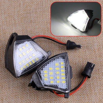 

CITALL 2PCS 18 LED 50,000 Hours Under Side Mirror Puddle Light Lamp White Fit for Golf5 MK5 R36 Passat B6 Jetta EOS