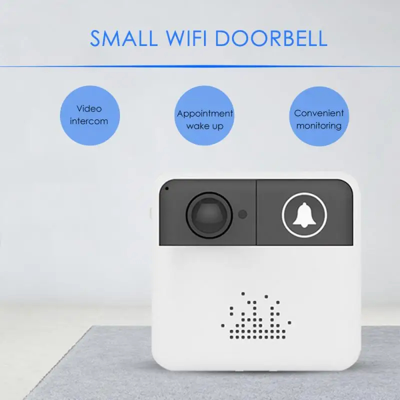 Умный беспроводной WiFi дверной звонок HD камера ИК Видео телефон домофон Домашняя безопасность поставки в режиме реального времени Передача видеосигналов