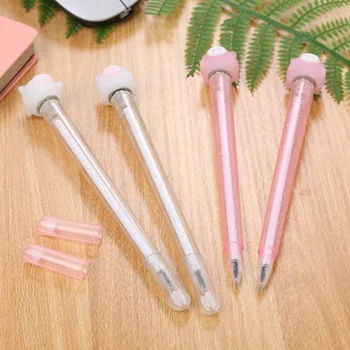 

5pcs Creative Neutral Pen Lovely Student Pen Revolving Pen Cartoon Gel Pen for Home School Office Shop
