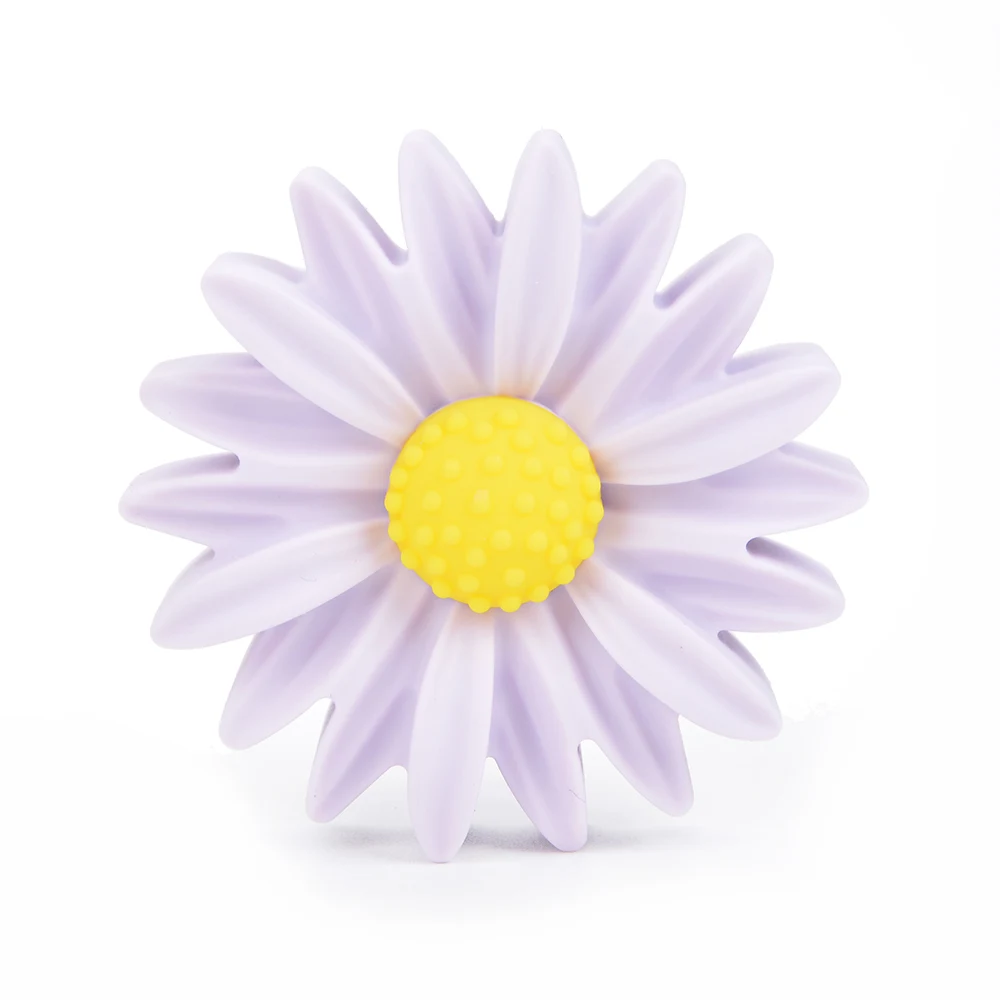 LOFCA 10pcs Baby Silicone Daisy Clip Baby Oral Care Pacifier Clip Holder baby silicone teether clip Pacifier Chain Accessories