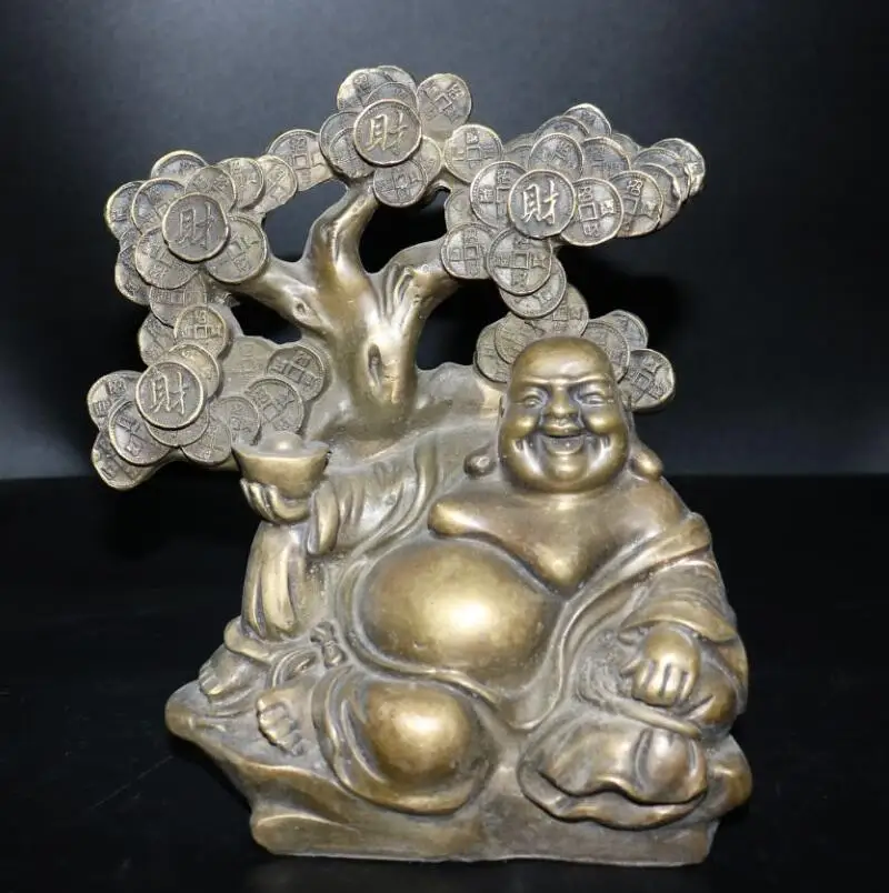 

Статуя Будды maitreya из латуни, Китай