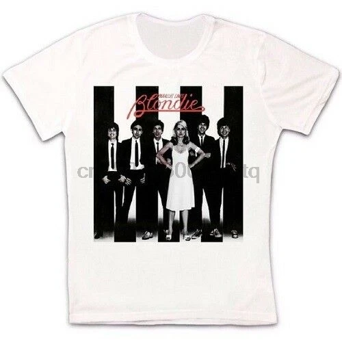Blondie Parallel линии Ретро 70s новая волна диско ретро унисекс футболка 1476 | Мужская