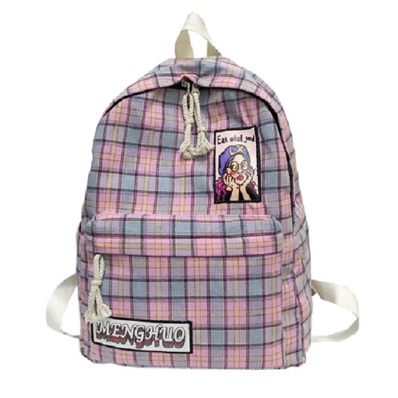 Тканевый женский рюкзак для девочек-подростков, Повседневная стильная школьная сумка, женский рюкзак, рюкзак Mochila