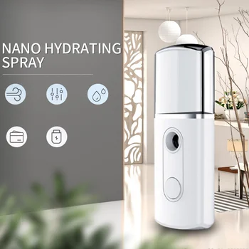 

USB Portable Nano Mist Sprayer Facial Body Humidifier Nebulizer Steamer Moisturizing Skin Care Atomization Mister Beauty Tool