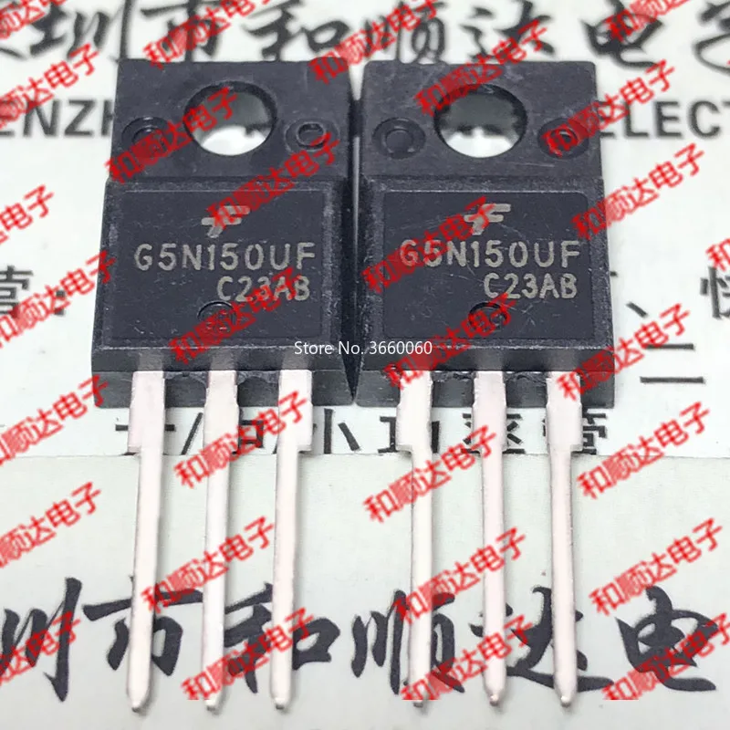 5 шт./лот G5N150UF SGS5N150UF TO-220F 1500V 5A