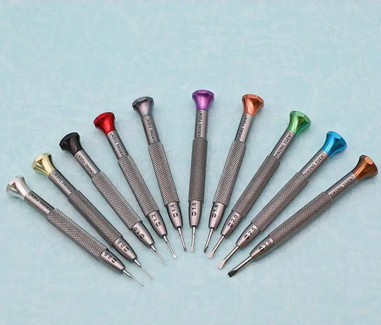 

1 Piece Swivel Head Watch Repair Screwdriver Flat Blade 0.6mm 0.8mm 1.0mm 1.2mm 1.4mm 1.6mm 1.8mm 2.0mm 2.5mm 3.0mm W6880