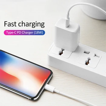 

2019 Newest For Iphone 11 Charger 18W 5V/3A International Universal PD Fast Charge Short Circuit Protection Universal For Huawei