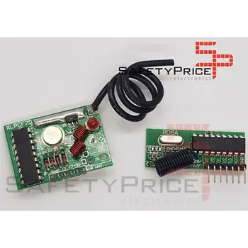 

Transmitter RF module & receiver 433 Mhz 2 Km encoder & decoder PT2272-62