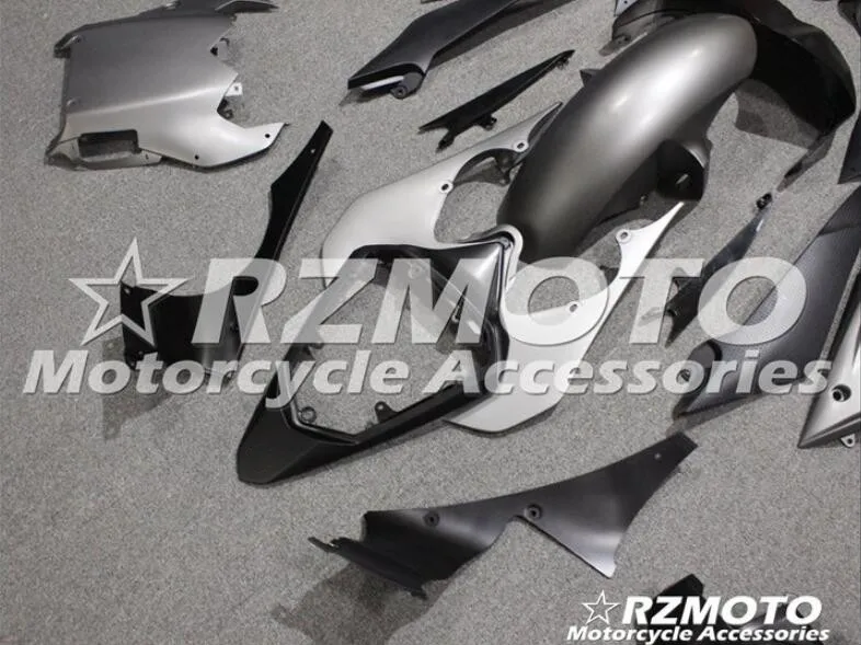 Набор впрыскивателей Мотоцикл Обтекатели Fit для YAMAHA YZF-R6-600 2008- 08-16 обтекателя Кузов Набор изготовленный на заказ; цвет серый, черный