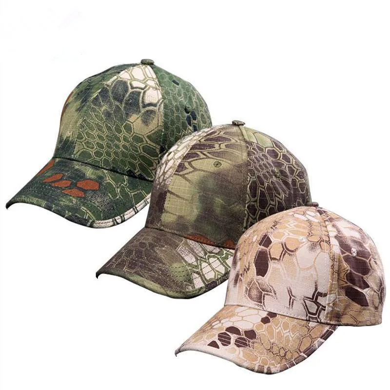 

Camouflage Hat Tactical Cap Outdoor Sport stripe Caps Military Army Camo Hat Adult Hunting Cap