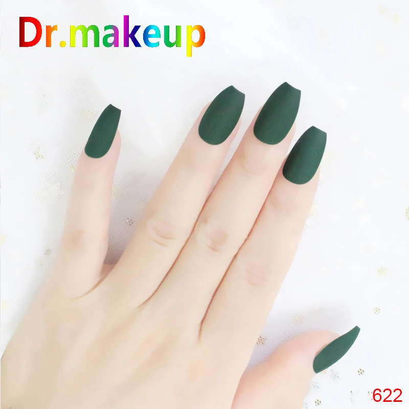 

Dr.makeup 24 PCS Colorful Fake Nails For Nail Extensions popular sales of the king Fake Nails Forms for Extension Manicure Art