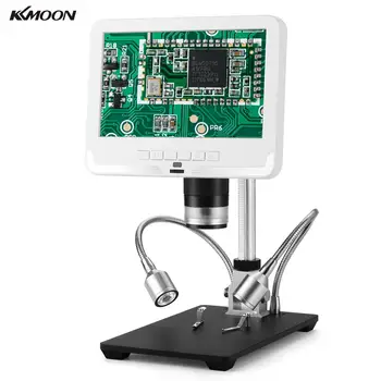 

KKMOON AD206 7 Inch 2.0MP 200X Digital Electronic Industrial Microscope PCB SMT Microscopes For Soldering with Remote Control