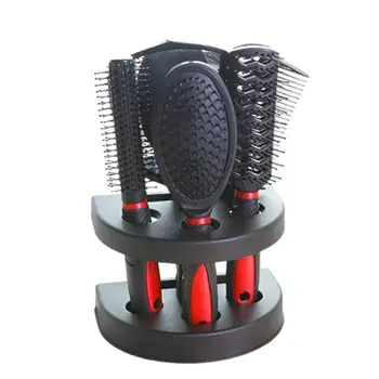 

5pcs/set Anti-Static Cushion Comb Brush Salon Home Hair Styling Tool Set with Mirror New Hair Massage Comb Sets Hot Selling