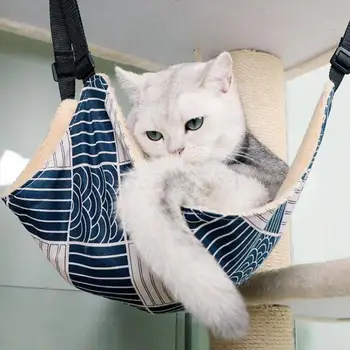 

Cat hammock plus velvet pet cat mat cat iron cage hammock hook cat nest cat bed hanging nest large autumn and winter