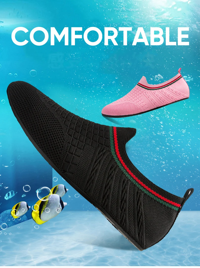 Description Picture 3 of itemUnisex Beach Water Shoes Quick-Drying Swimming Aqua Shoes Seaside Slippers Surf Upstream Light Sports Water Shoes Fitness Sneake