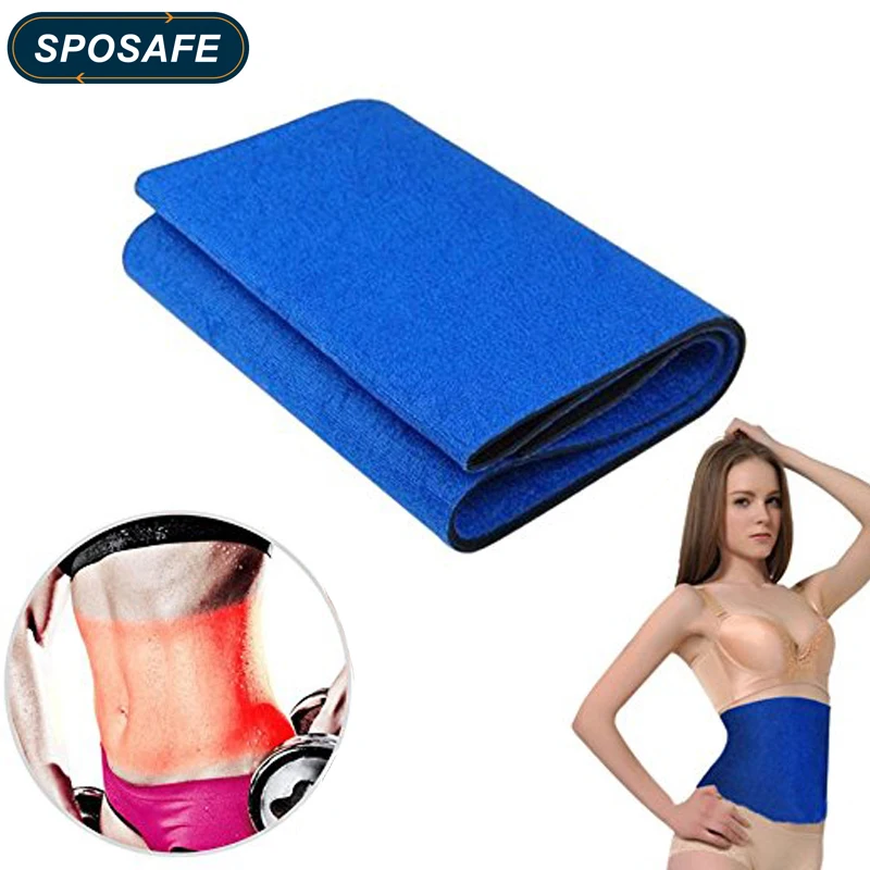 

SPOSAFE 1Pcs Belly Belt Tummy Trimmer Abdomen Elastic Waist Support Shaper Cincher Belt Exercise Wrap Slimming Burn The Fat