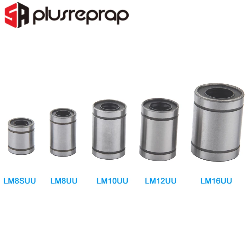 

LM8SUU LM10UU LM12UU LM16UU Linear Bearing Bush Bushing for 3D Printer Parts