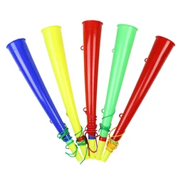 6 peças vuvuzela ventilador de futebol chifre torcendo suprimentos ao ar livre jogos para crianças adultos noisemakers para eventos esportivos