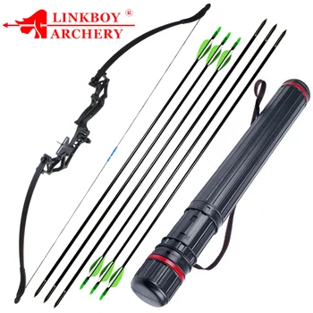 

Recurve Bow 30lbs 40lbs Professional Hunting Bow Archery Suit for Outdoor Hunting Shooting Practice Arrows Accessories 1set