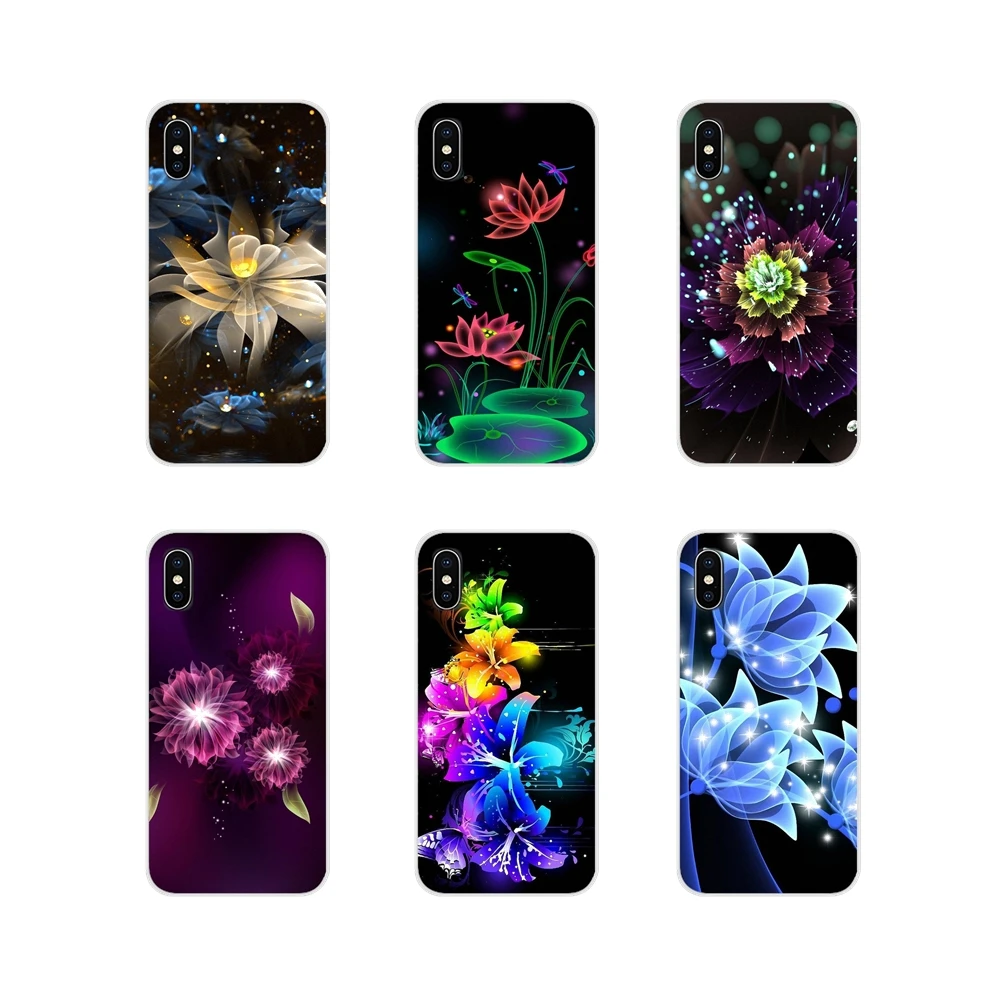 Прозрачный чехол из ТПУ для Samsung Galaxy S2 S3 S4 S5 Mini S6 S7 Edge S8 S9 S10E Lite Plus со светящимися