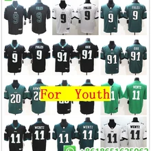 Youth Philadelphia Carson Wentz Brian Dawkins Nick Foles Fletcher Cox Vapor Untouchable Limited Jersey