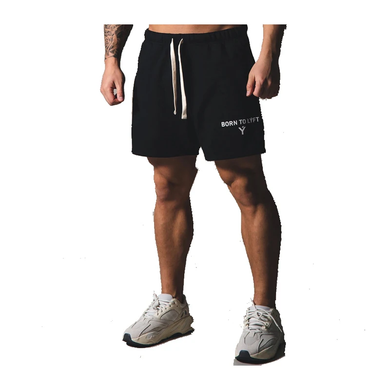 Мужские летние шорты для тренировок бодибилдинговые мужские хлопковые 2020