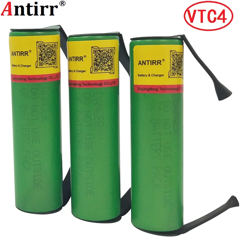 Новинка 100% ОРИГИНАЛ 3 6 V 18650 US18650 VTC4 2100mAh высокий расход 30A аккумуляторная батарея