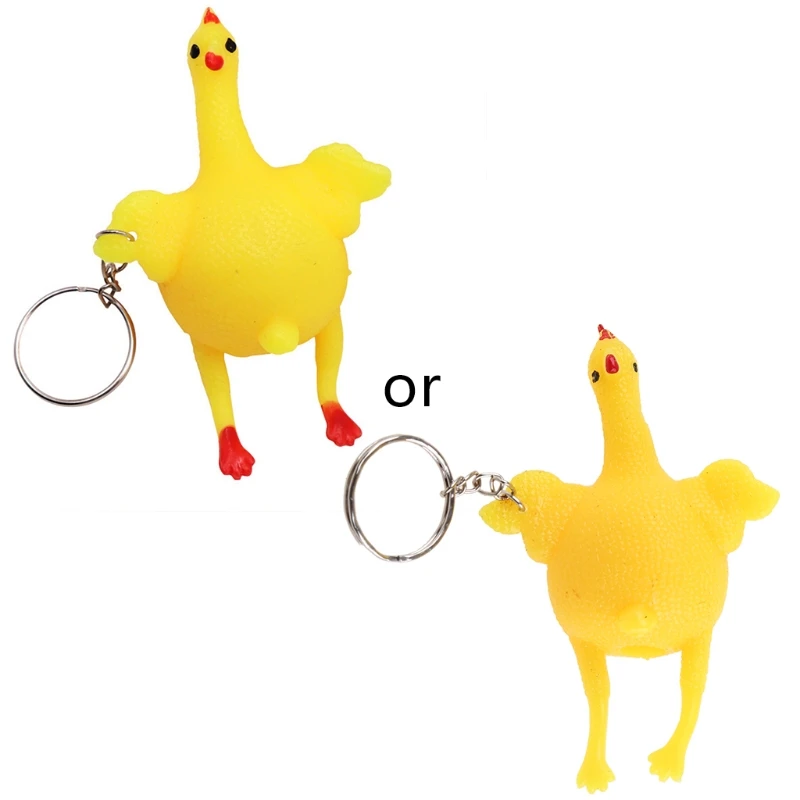 

2023 New Squeeze Laying Egg Gift Relax Relieve Stress Funny Decompression Chicken Toy