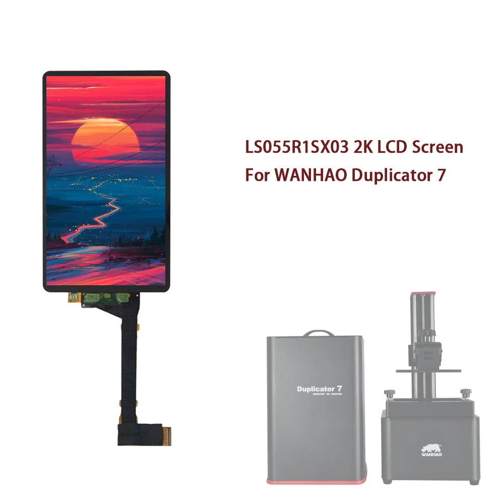 5 дюймовый 2k IPS LCD LS055R1SX03 1440*2560 ЖК-экран для WANHAO Дубликатор 7 D7 3d принтер проектор VR