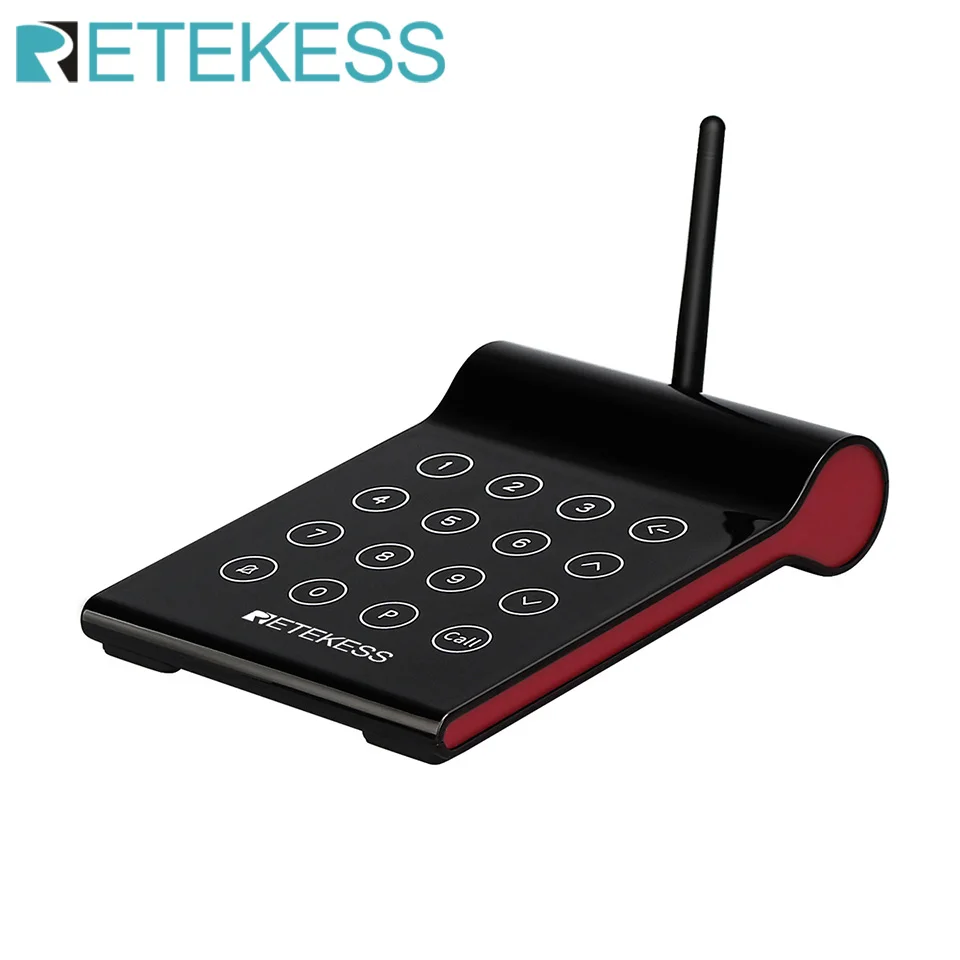 Retekess 1 шт. передатчик клавиатуры для TD164 ресторан пейджер Беспроводная система