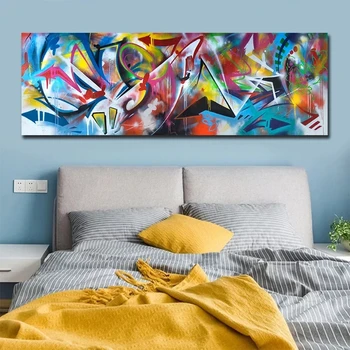 Colorful Abstract Painting Printed on Canvas 4