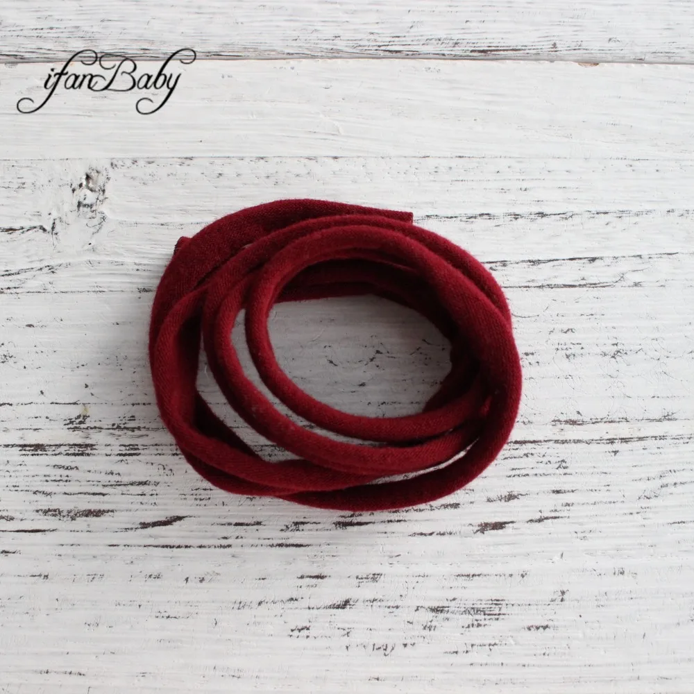 nylon headband back tie soft  elastic headband fit all kids girl adult hair accessories (13)