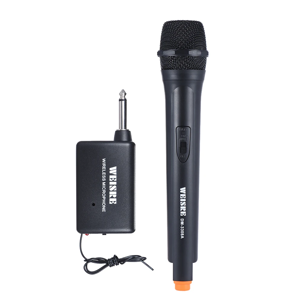 Handheld Wireless Unidirectional Dynamic Microphone Voice Amplifier for Karaoke Meeting Ceremony Promotion