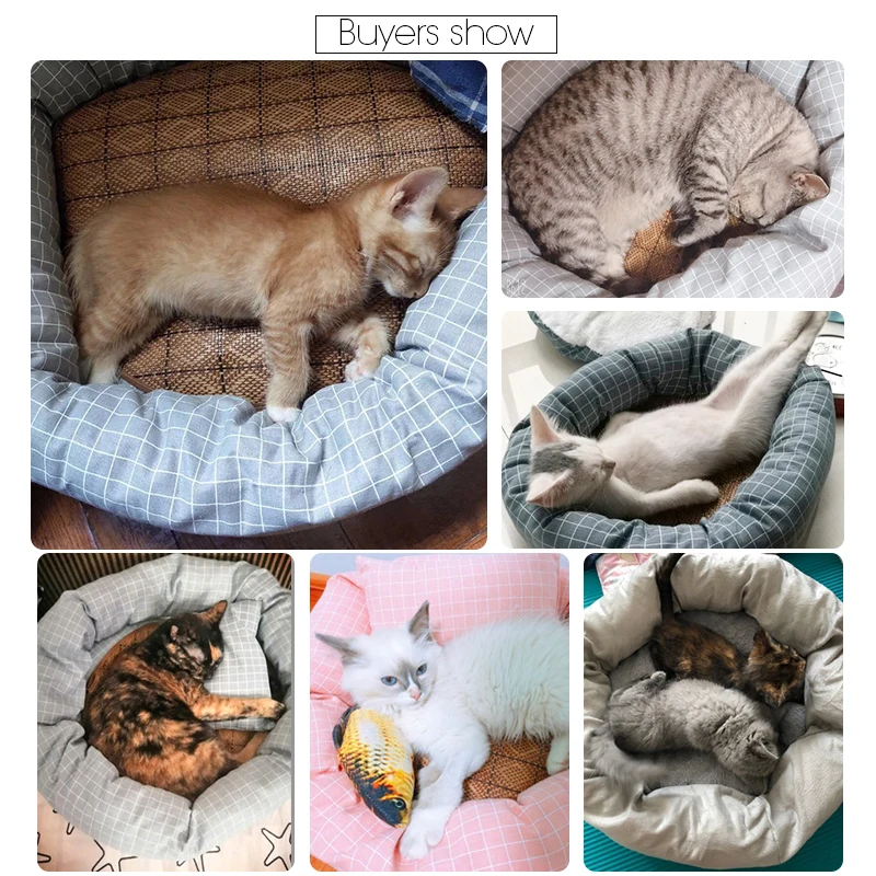 Hoopet Pet Cat диван для отдыха яйцо Tart образный дом PP Хлопок кошка кровать мягкий плюшевый Кот коврики большая корзина собака матрас товары для домашних животных