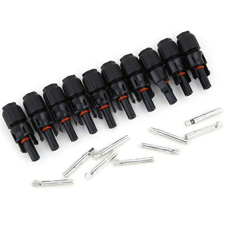 

10 Set MC4 30A Male/Female Wire Cable Connector Set Solar Panel IP67 Adapter