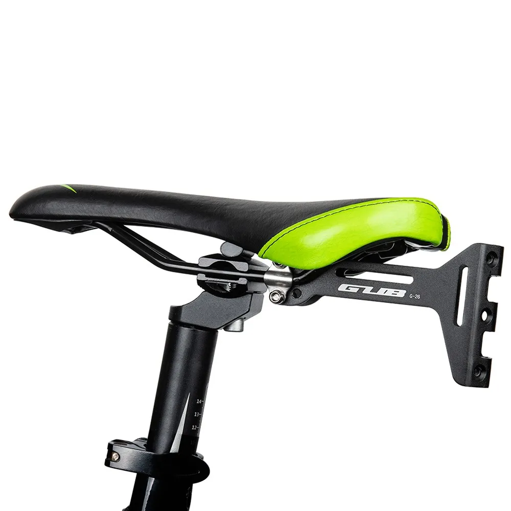GUB G-26 Bicycle Double Water Bottle Cage Saddle Mount Triathlon and Time Trial Saddle Rail Mounted Bottle Cage Bracket bicycle water bottle cage